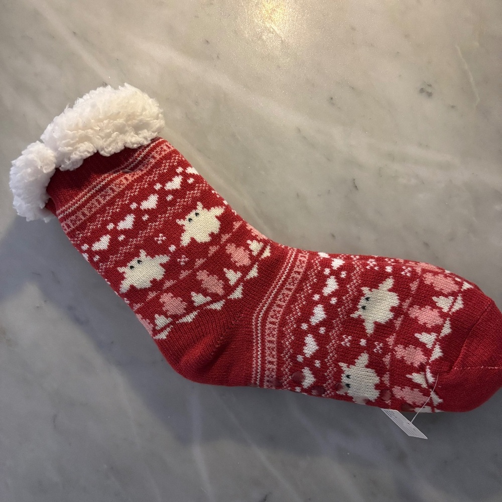 Plush Slipper Sock NEW